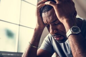 men's mental health - man needs help